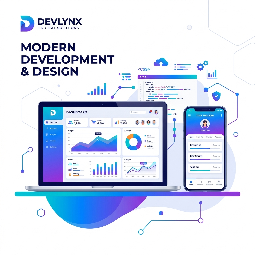 Mockup Dashboard Aplikasi Riauwebhost